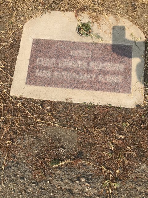 Cyril Edward Plaskett gravestone