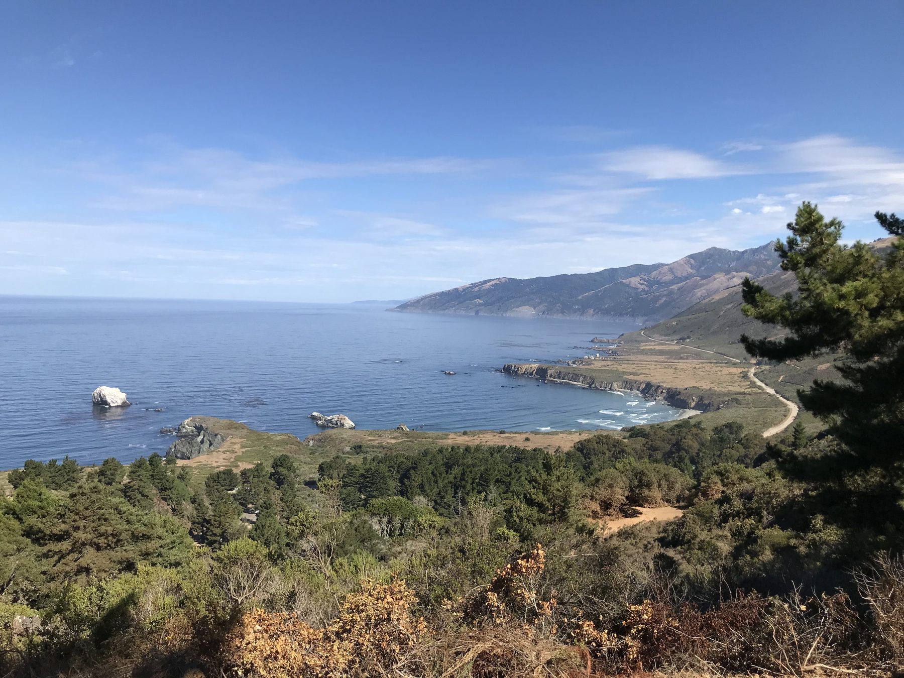 The Big Sur coastline near Pacific Valley, home of the Plaskett family